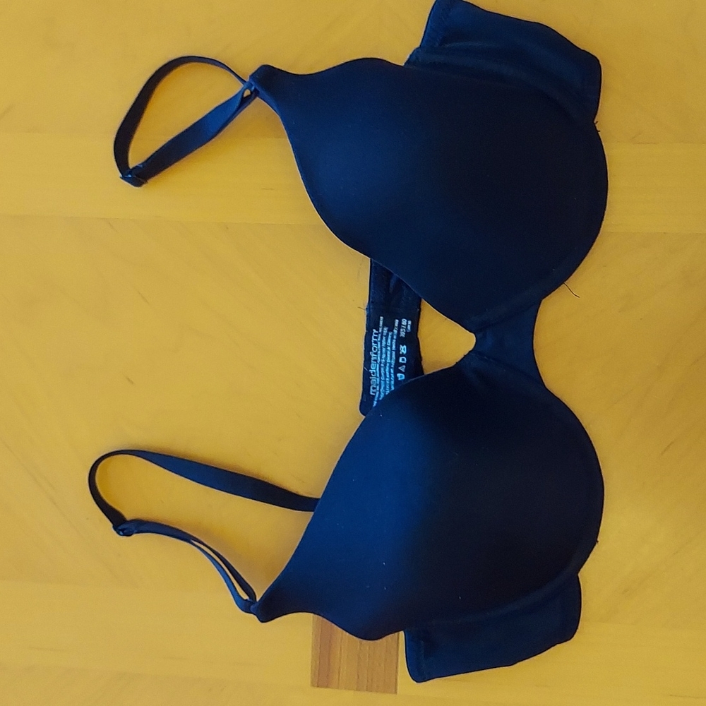 Maidenform Black Lined Demi Bra 36C